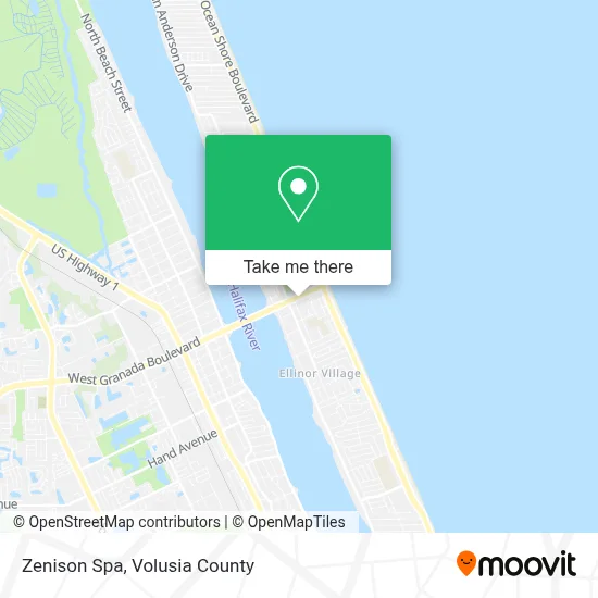 Zenison Spa map