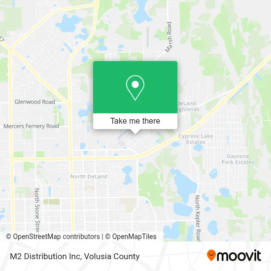 M2 Distribution Inc map