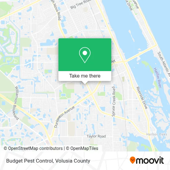 Budget Pest Control map