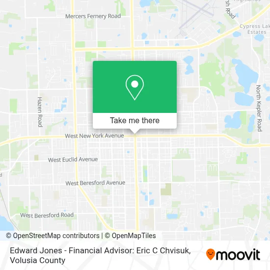 Edward Jones - Financial Advisor: Eric C Chvisuk map