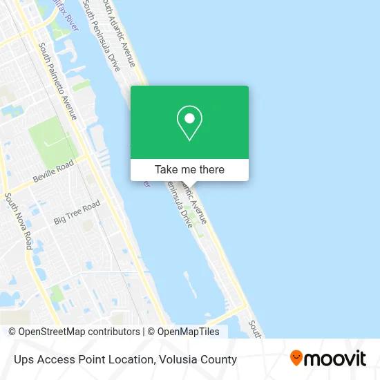 Ups Access Point Location map