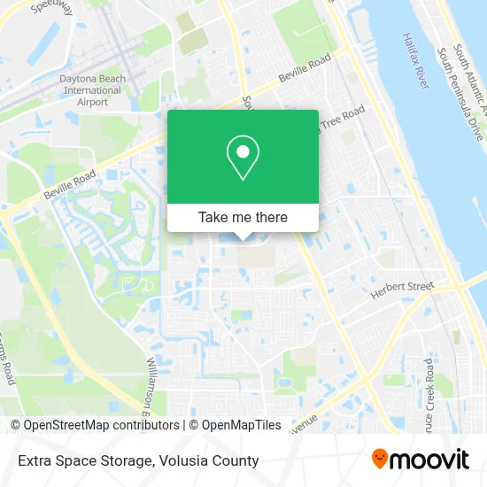 Extra Space Storage map
