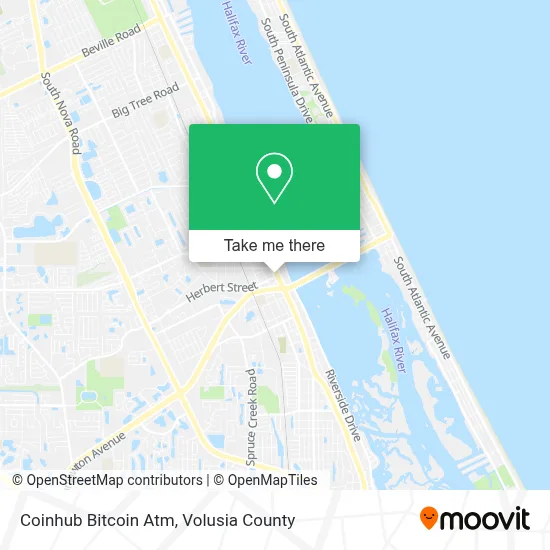 Coinhub Bitcoin Atm map