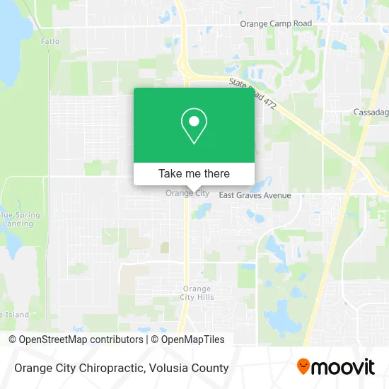 Orange City Chiropractic map