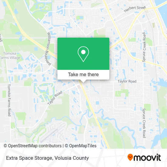 Extra Space Storage map