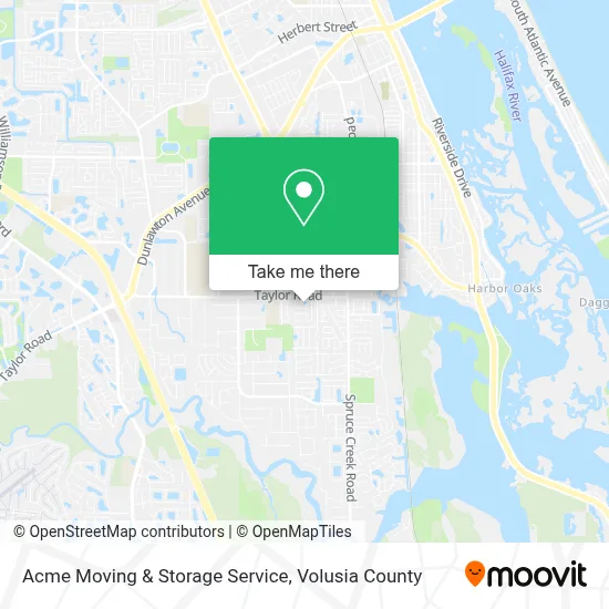 Acme Moving & Storage Service map