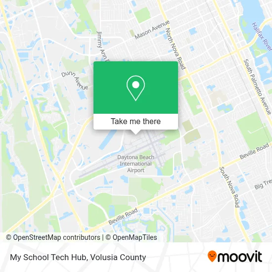 My School Tech Hub map