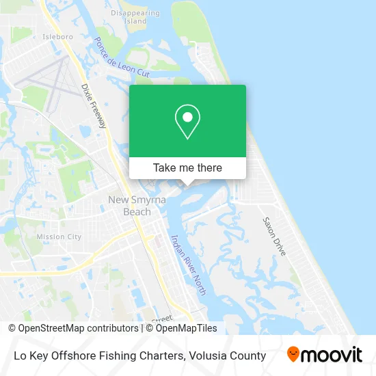 Lo Key Offshore Fishing Charters map