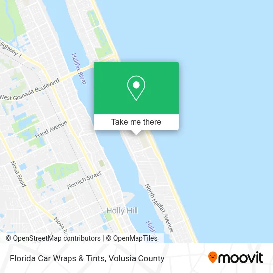 Florida Car Wraps & Tints map