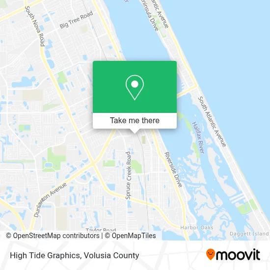 High Tide Graphics map