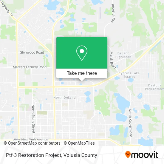 Ptf-3 Restoration Project map