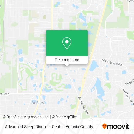 Advanced Sleep Disorder Center map