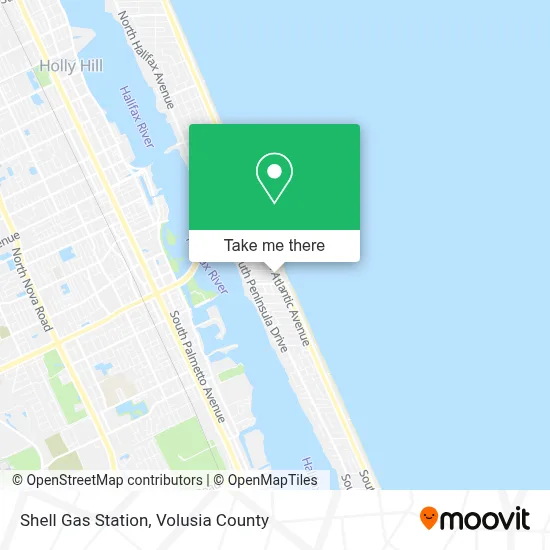 Shell Gas Station map
