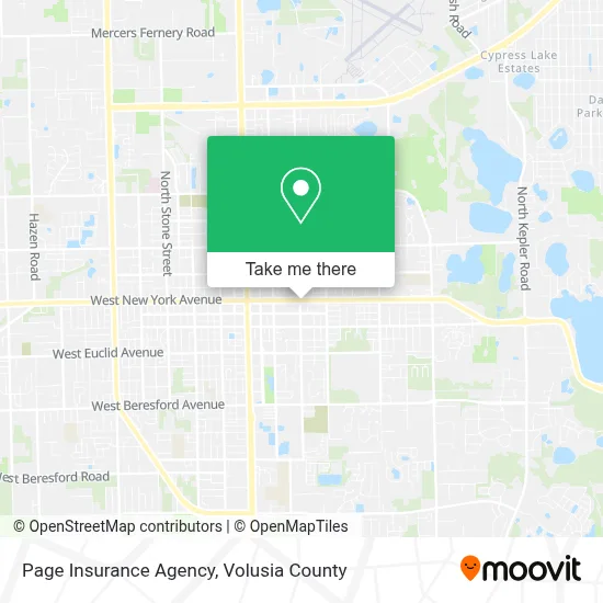 Page Insurance Agency map