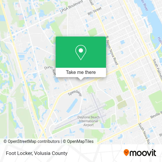 Foot Locker map
