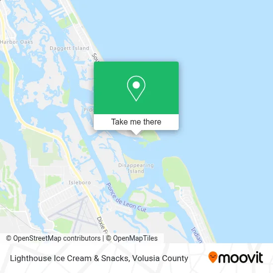 Lighthouse Ice Cream & Snacks map