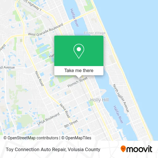Toy Connection Auto Repair map