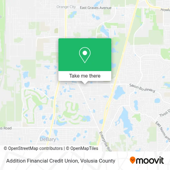 Addition Financial Credit Union map