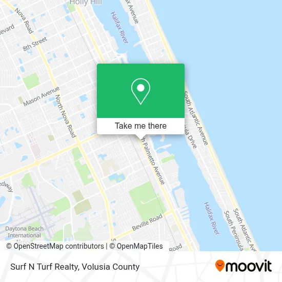 Surf N Turf Realty map