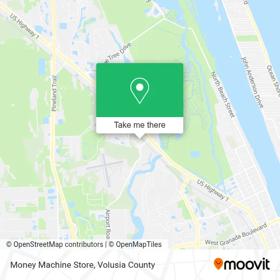 Money Machine Store map