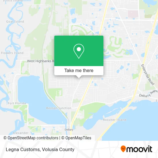 Legna Customs map
