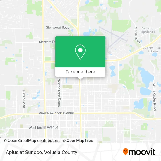 Aplus at Sunoco map