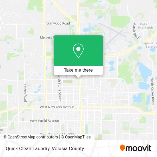 Quick Clean Laundry map