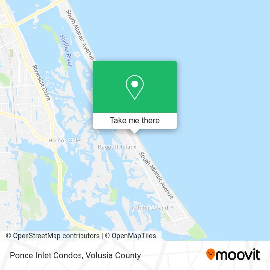 Ponce Inlet Condos map