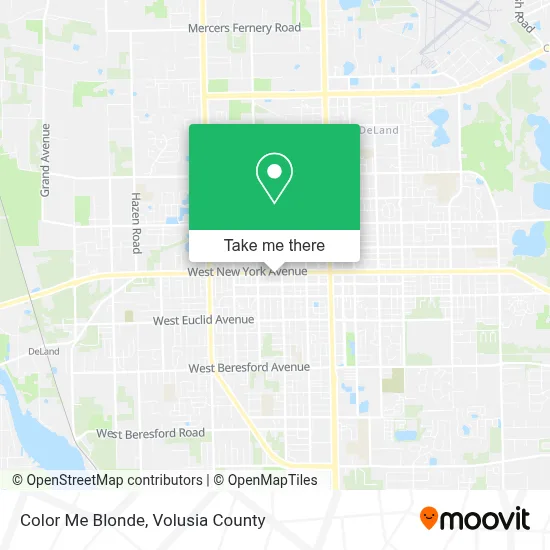 Color Me Blonde map