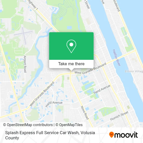 Splash Express Full Service Car Wash map