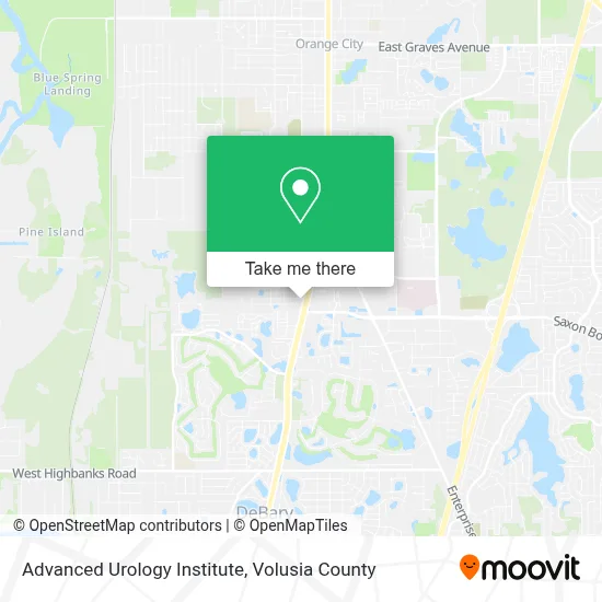 Advanced Urology Institute map