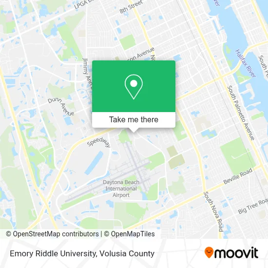 Emory Riddle University map