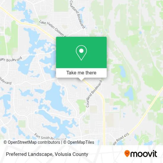 Preferred Landscape map