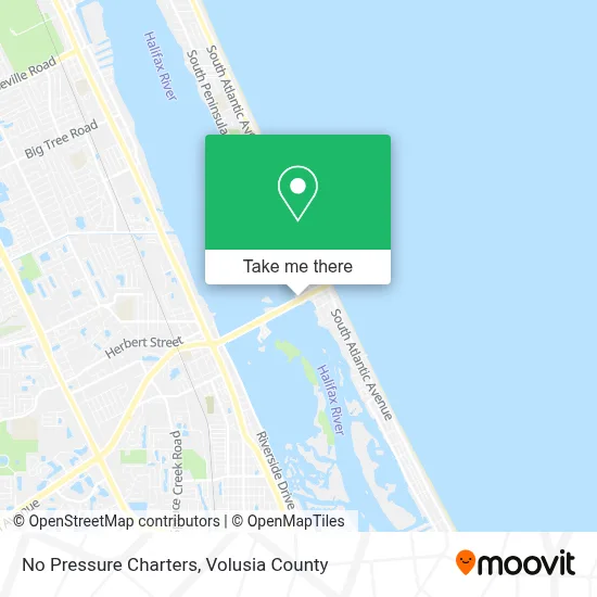No Pressure Charters map
