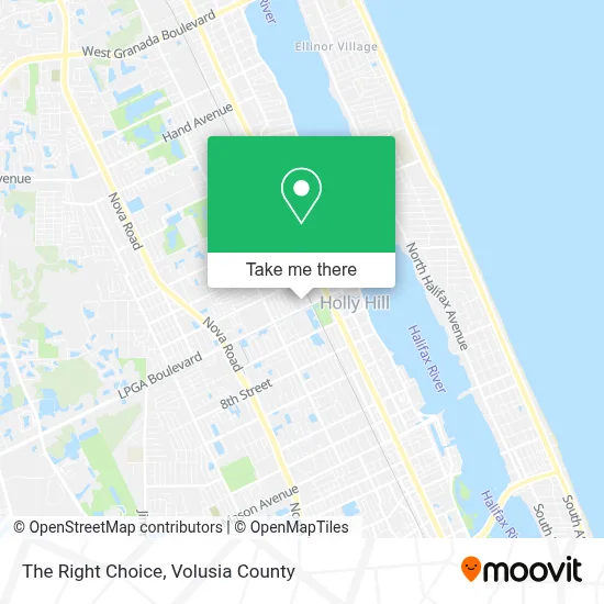 The Right Choice map