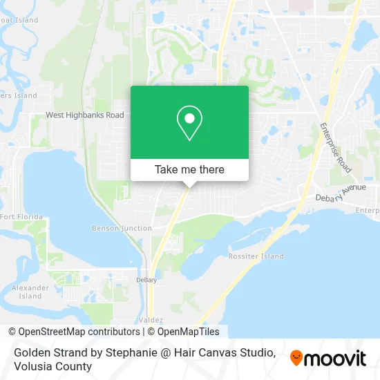 Golden Strand by Stephanie @ Hair Canvas Studio map