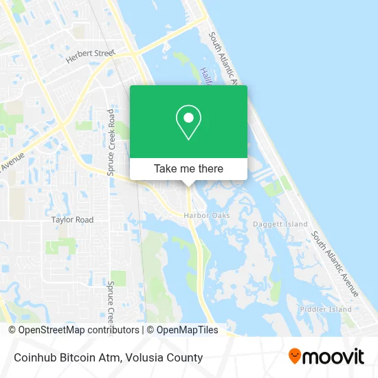 Coinhub Bitcoin Atm map