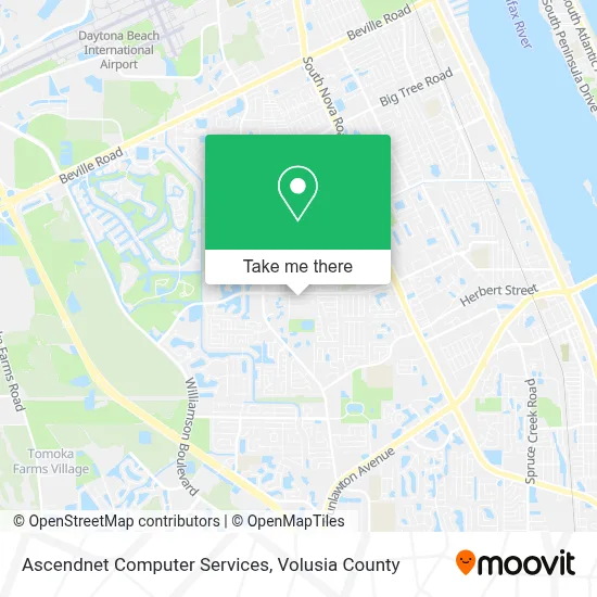 Ascendnet Computer Services map