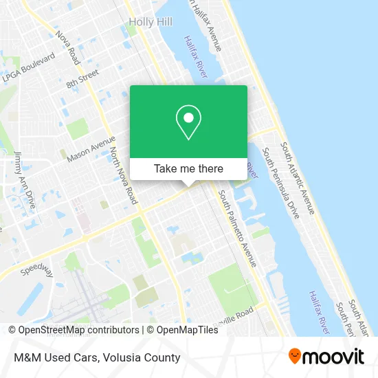 M&M Used Cars map