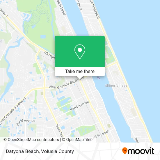 Datyona Beach map