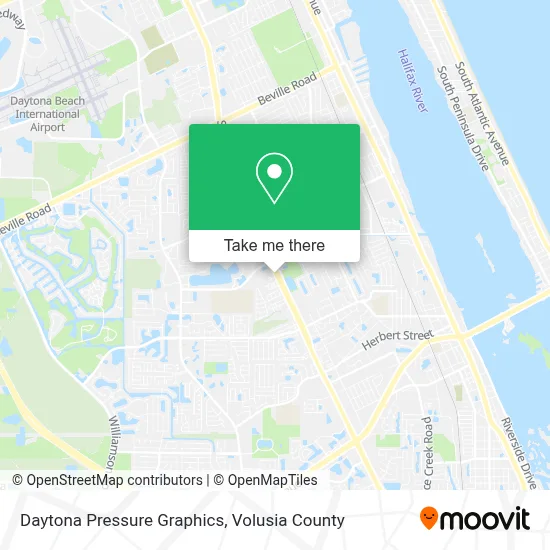Daytona Pressure Graphics map