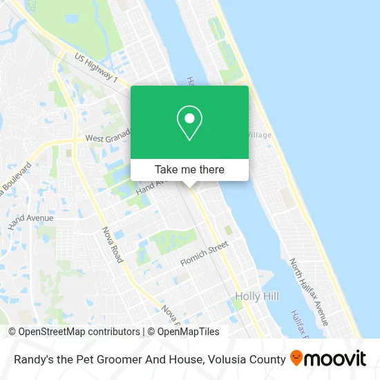 Randy's the Pet Groomer And House map