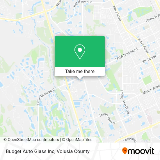 Budget Auto Glass Inc map