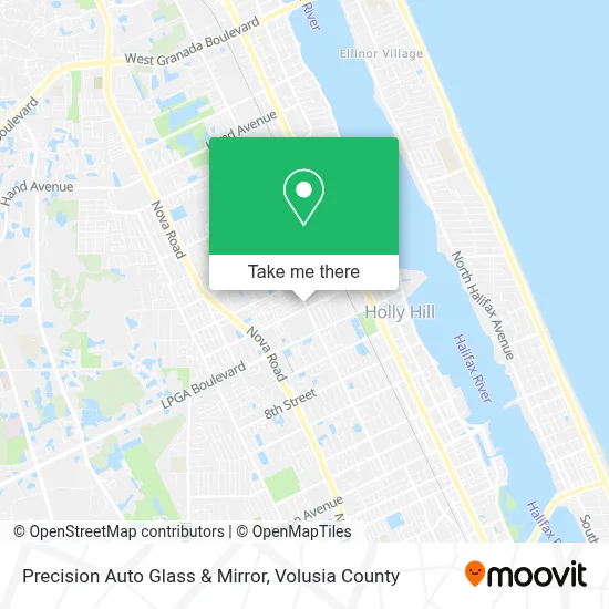 Precision Auto Glass & Mirror map