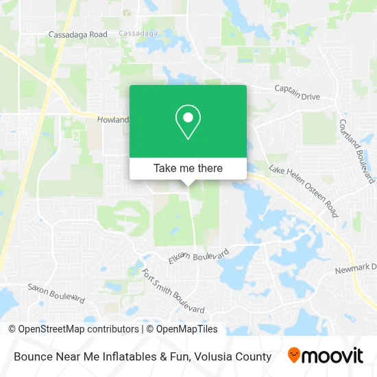 Bounce Near Me Inflatables & Fun map