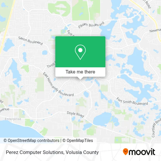 Perez Computer Solutions map