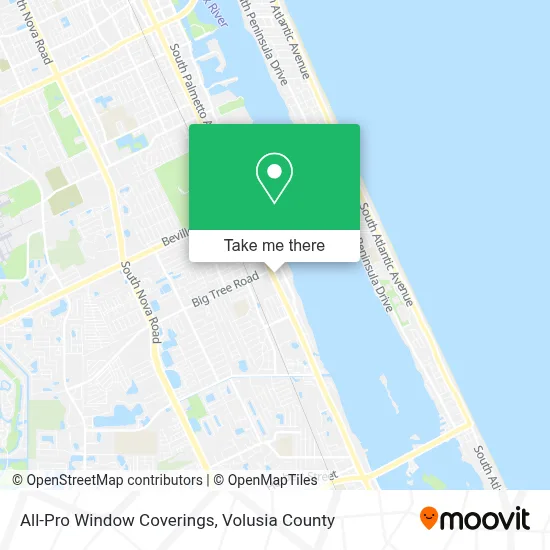 All-Pro Window Coverings map