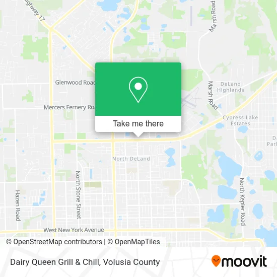 Dairy Queen Grill & Chill map