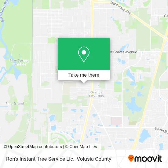 Ron's Instant Tree Service Llc. map