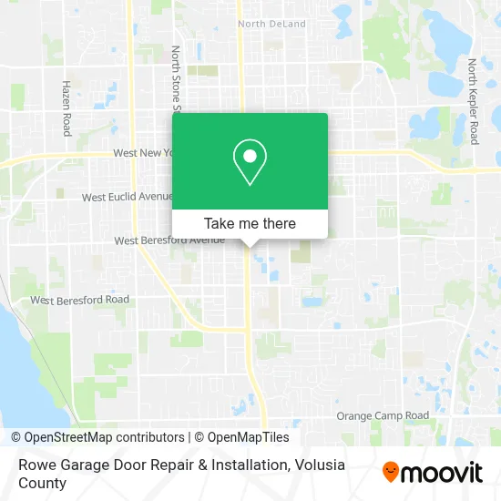 Rowe Garage Door Repair & Installation map